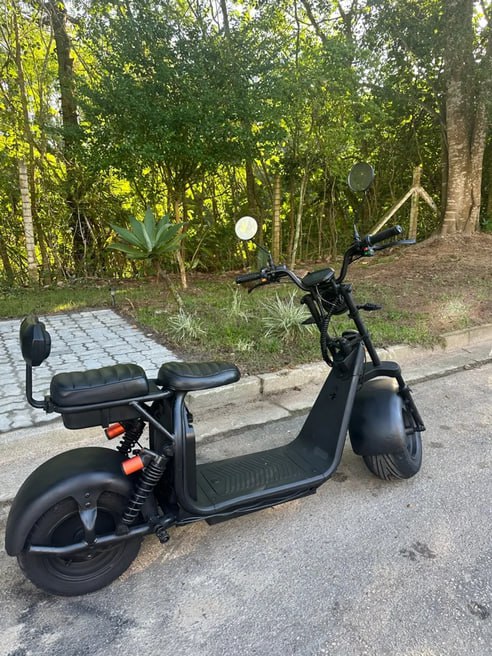 Scooter Elétrica Voltage Bikes vista lateral